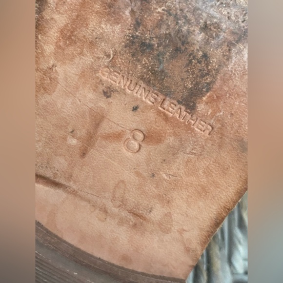 madewell elinor cognac suede penny loafer mules sz. 8 - Picture 13 of 13